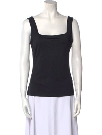 Anne Fontaine Square Neckline Sleeveless Top