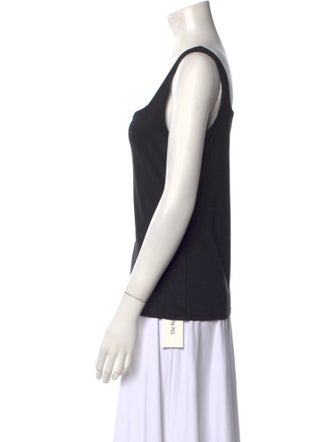 Anne Fontaine Square Neckline Sleeveless Top