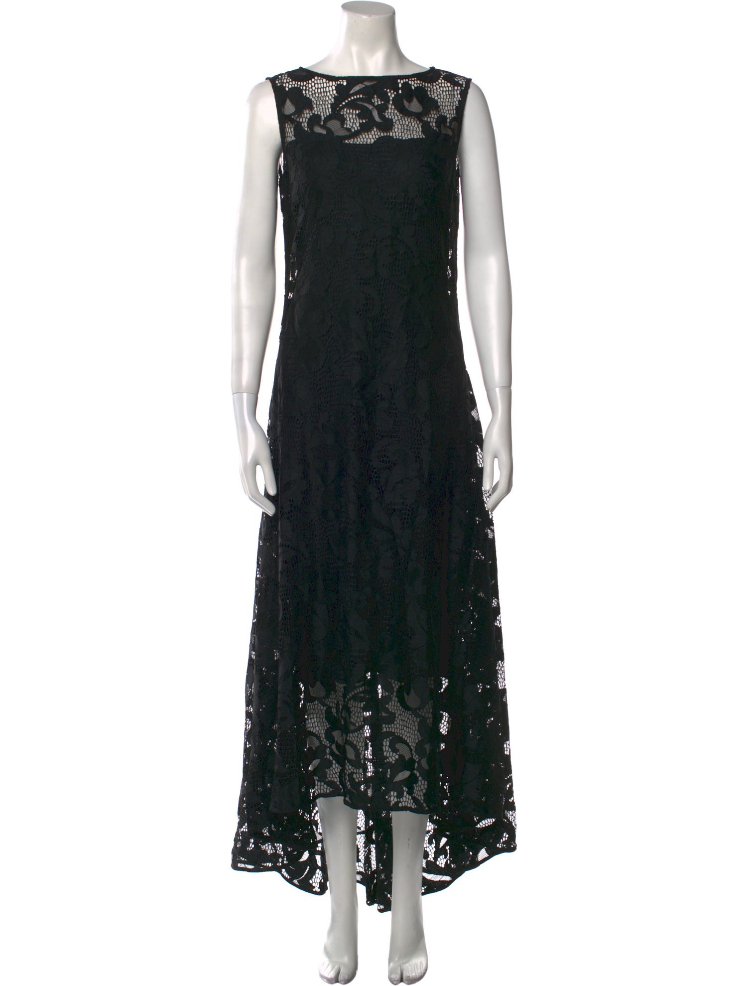 Anne Fontaine Lace Pattern Long Dress