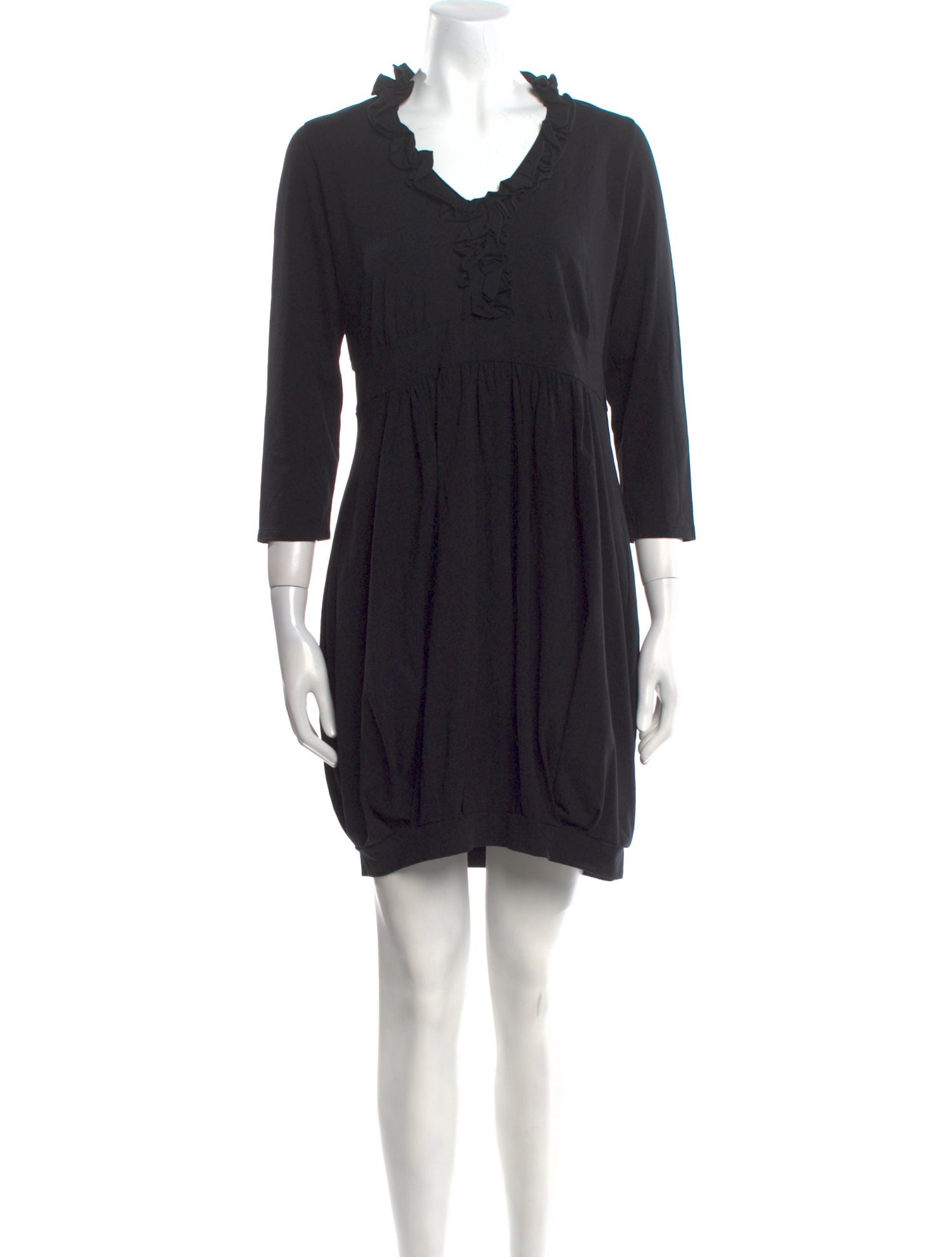 Anne Fontaine V-Neck Mini Dress