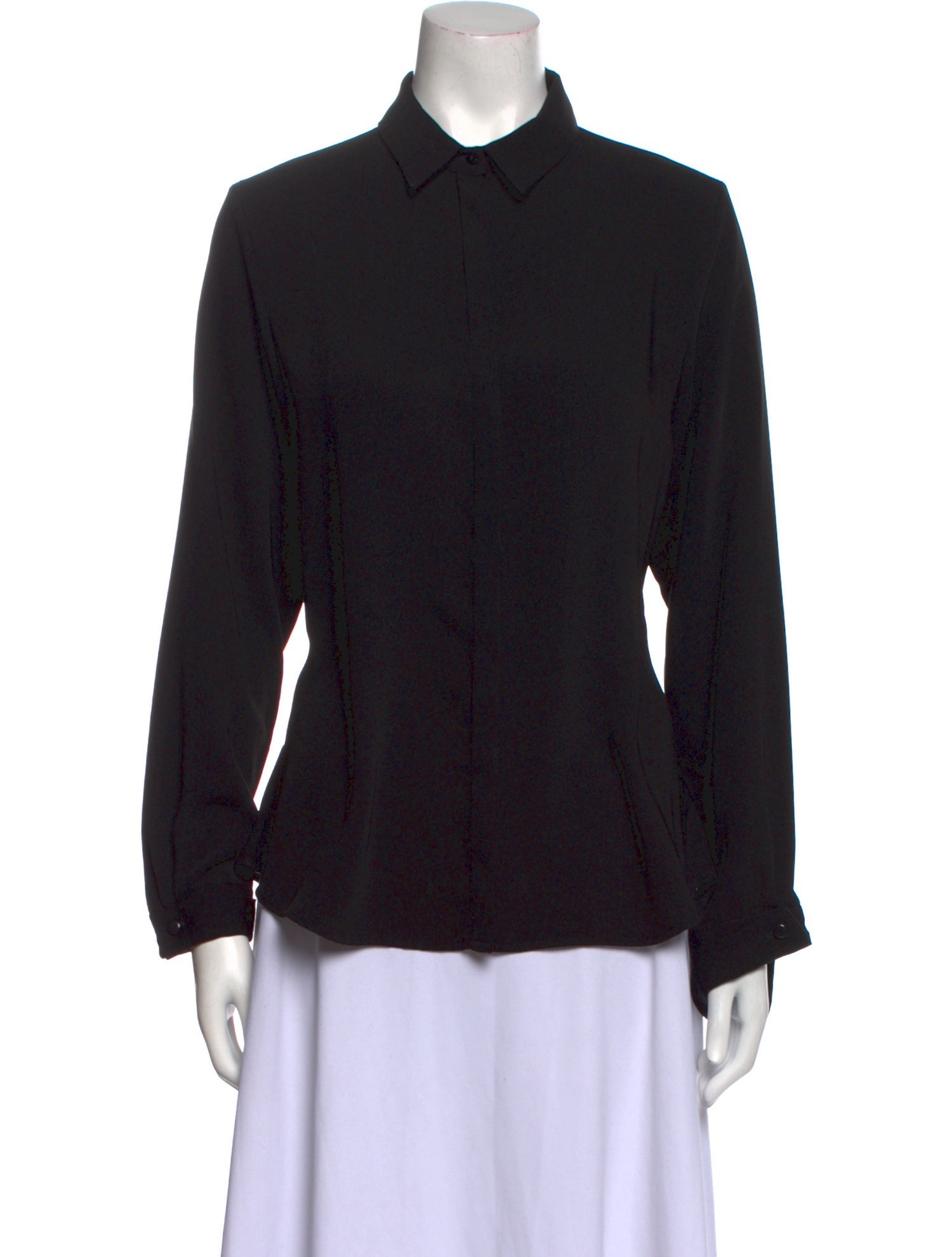 Anne Fontaine Long Sleeve Button-Up Top
