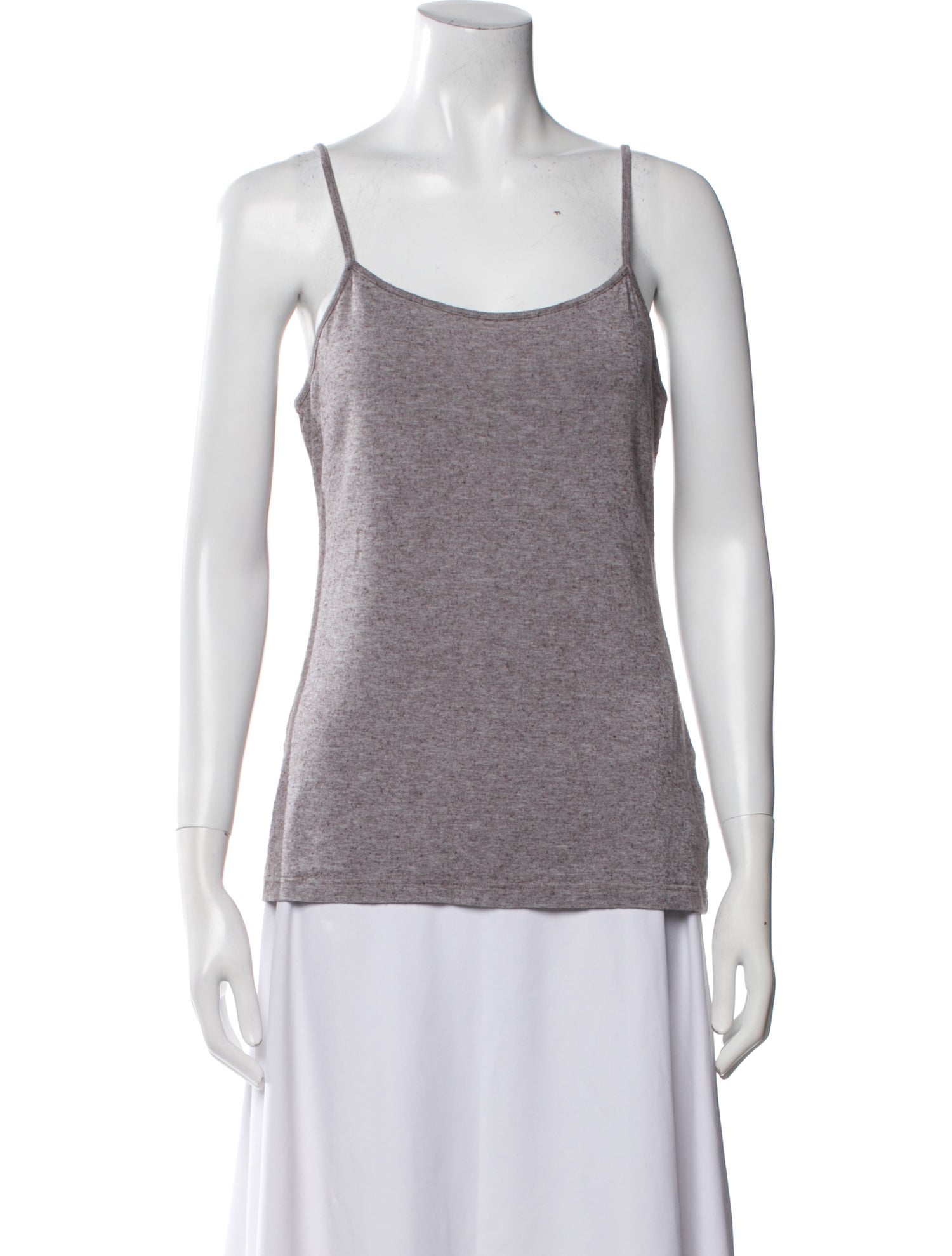 Anne Fontaine Square Neckline Sleeveless Top
