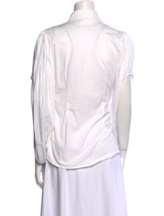 Anne Fontaine Long Sleeve Button-Up Top