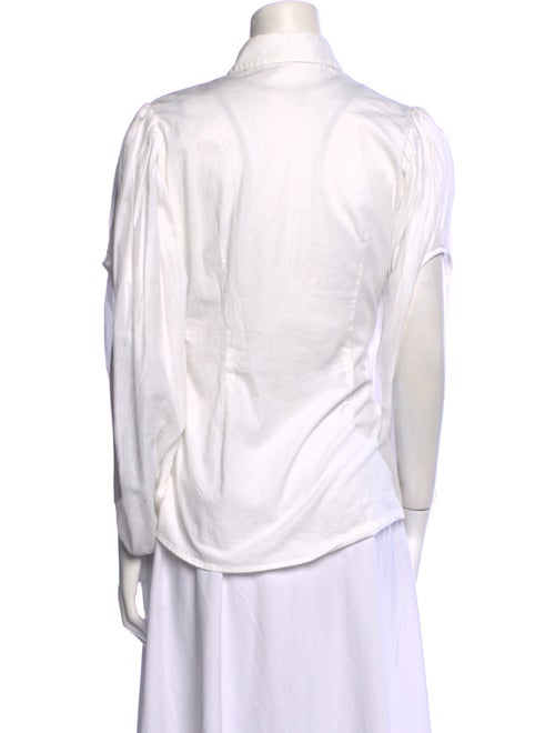 Anne Fontaine Long Sleeve Button-Up Top