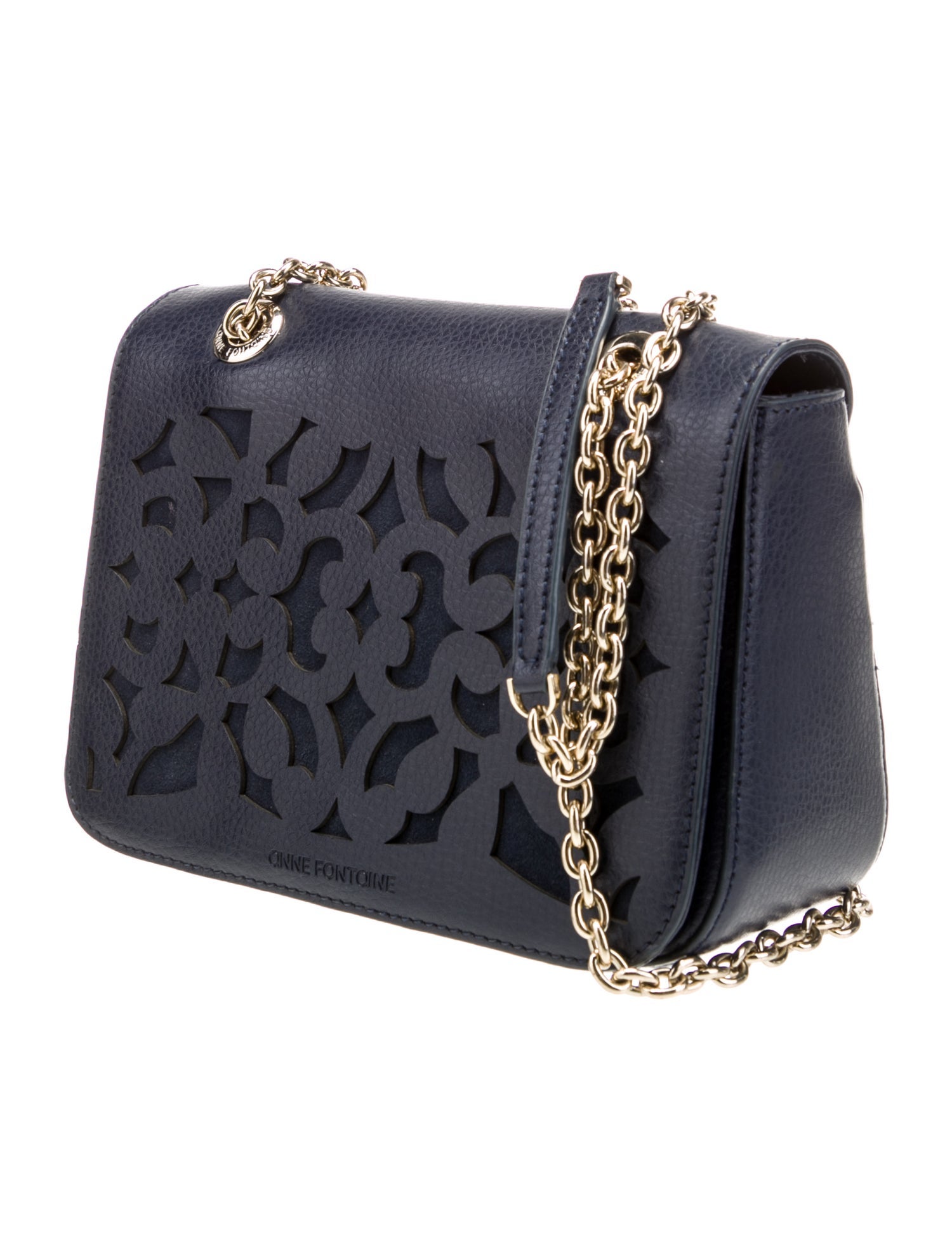 Anne Fontaine Leather Evening Bag