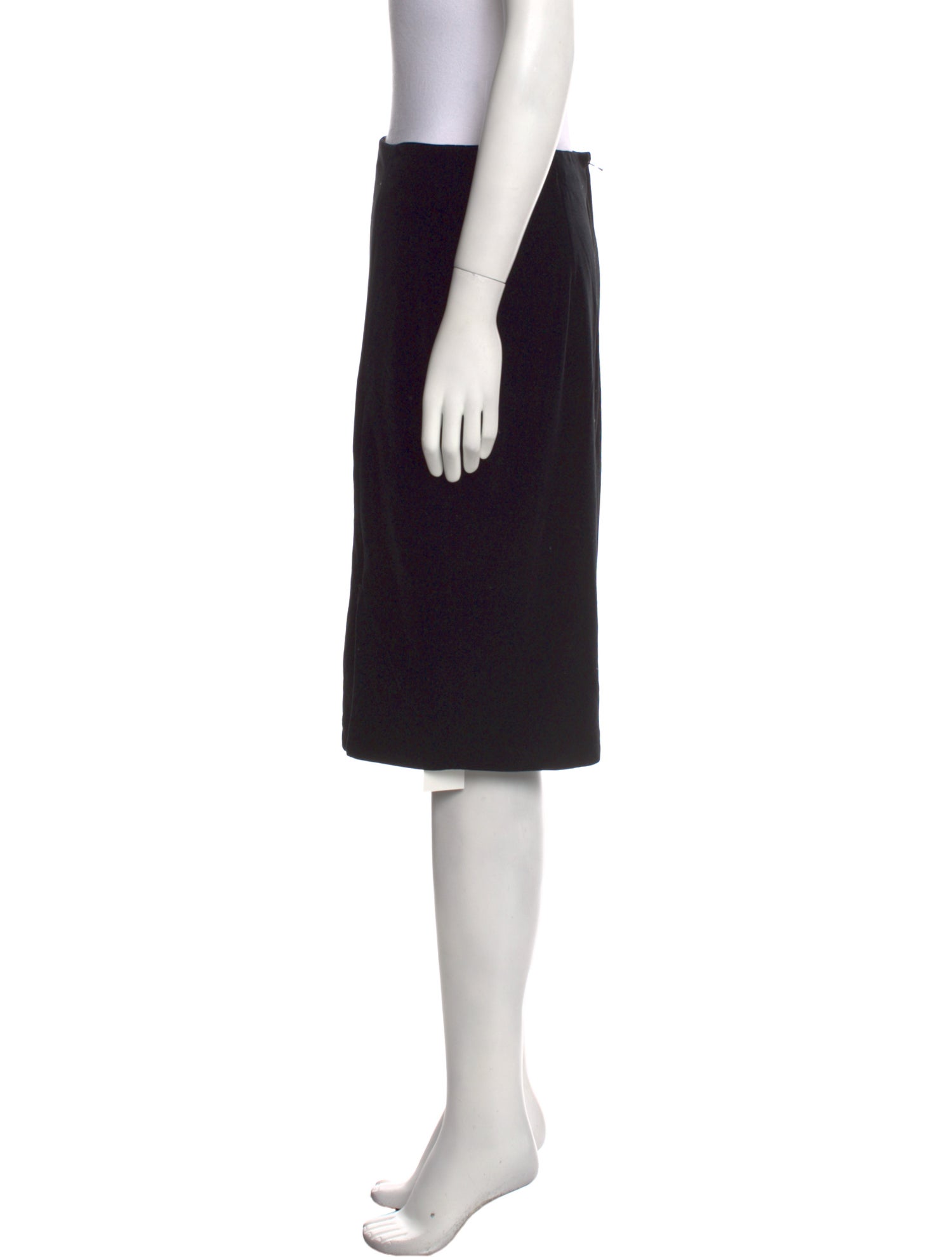 Anne Fontaine Velvet Knee-Length Skirt