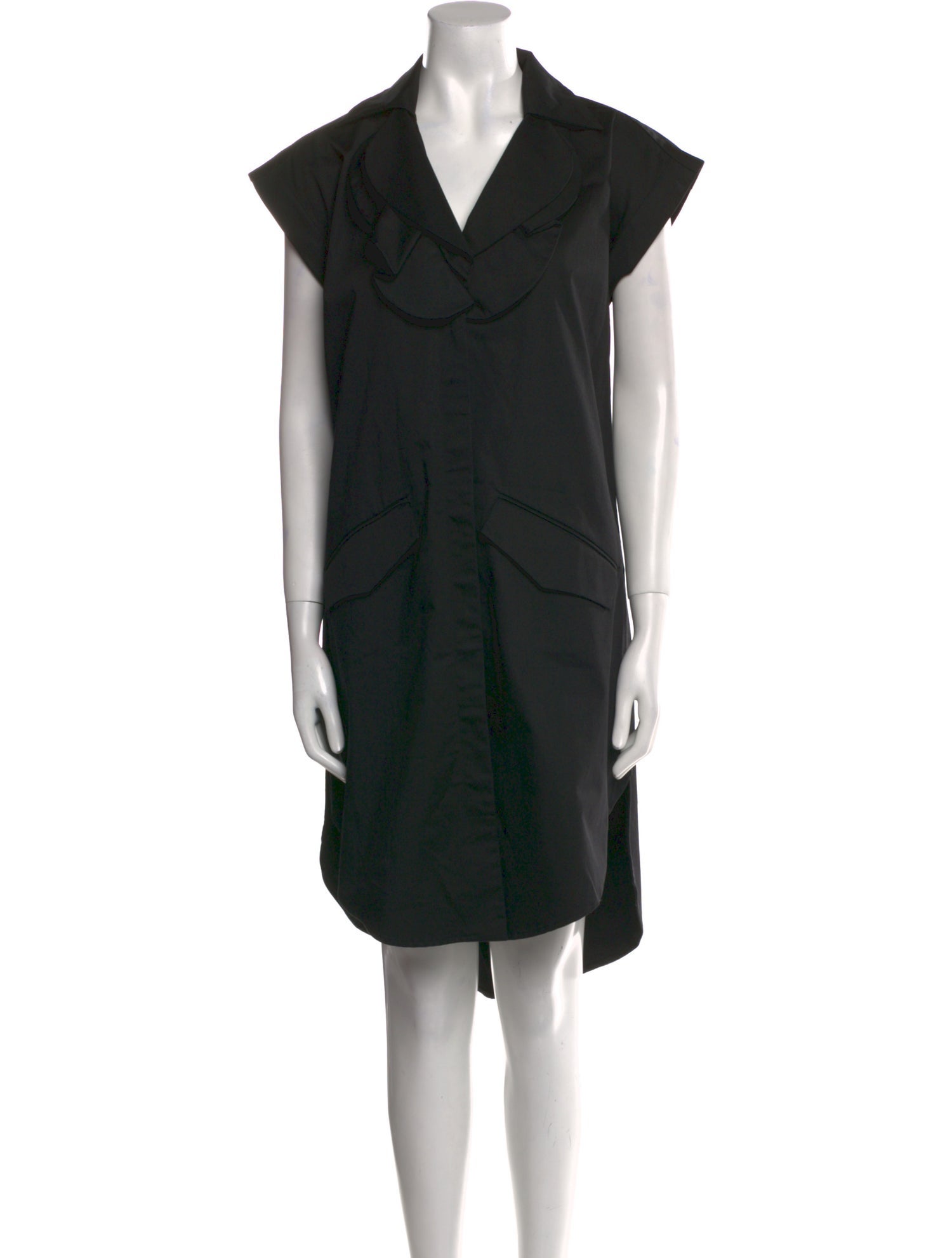 Anne Fontaine V-Neck Midi Length Dress w/ Tags