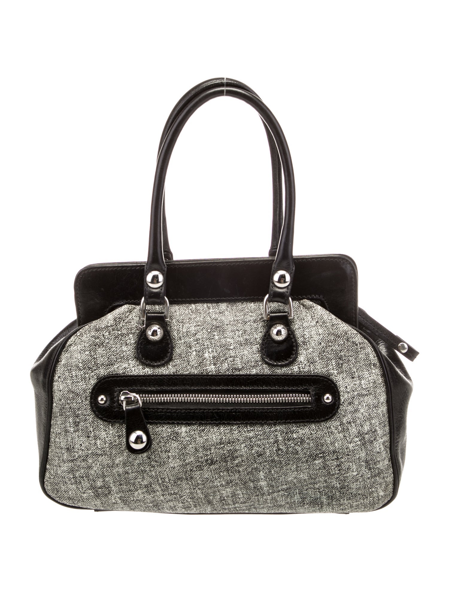 Anne Fontaine Raffia Top Handle Bag