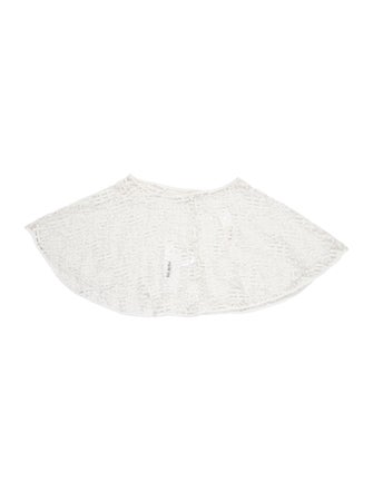 Anne Fontaine Crochet Trim Cover-Up