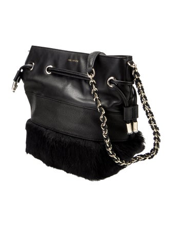Anne Fontaine Leather Bucket Bag