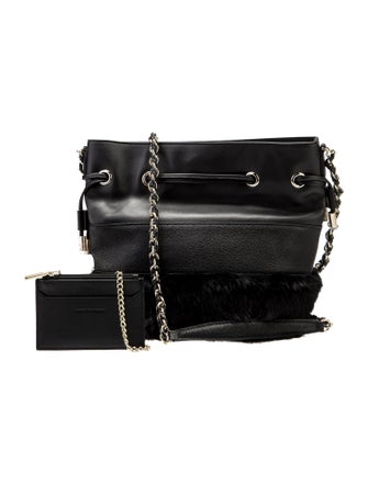 Anne Fontaine Leather Bucket Bag