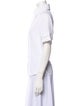 Anne Fontaine Short Sleeve Button-Up Top
