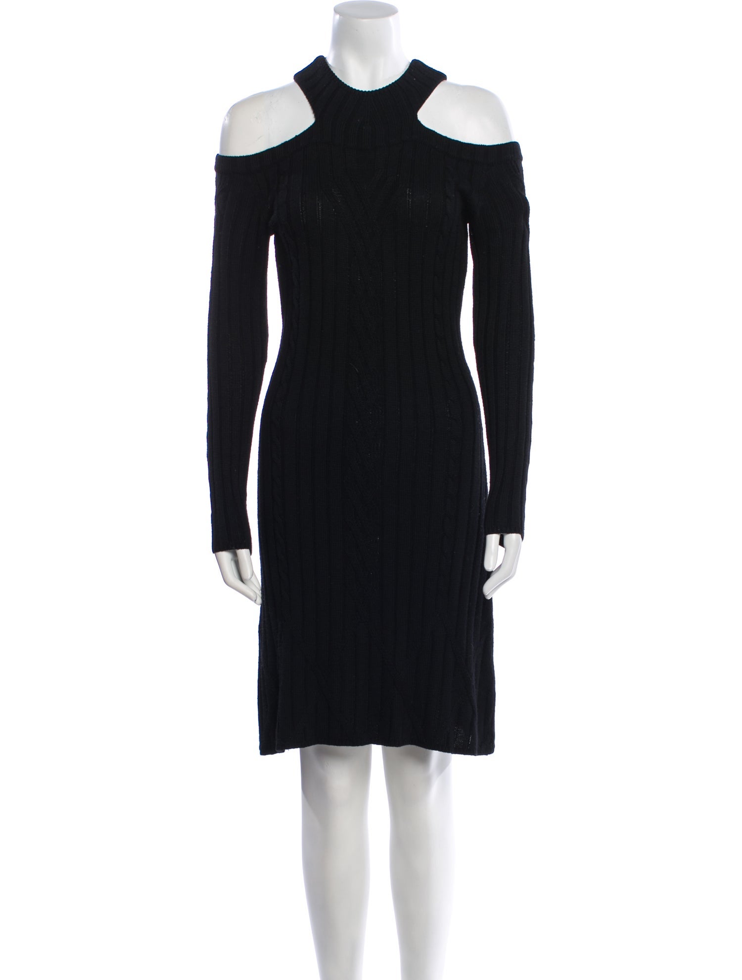 Anne Fontaine Crew Neck Knee-Length Dress