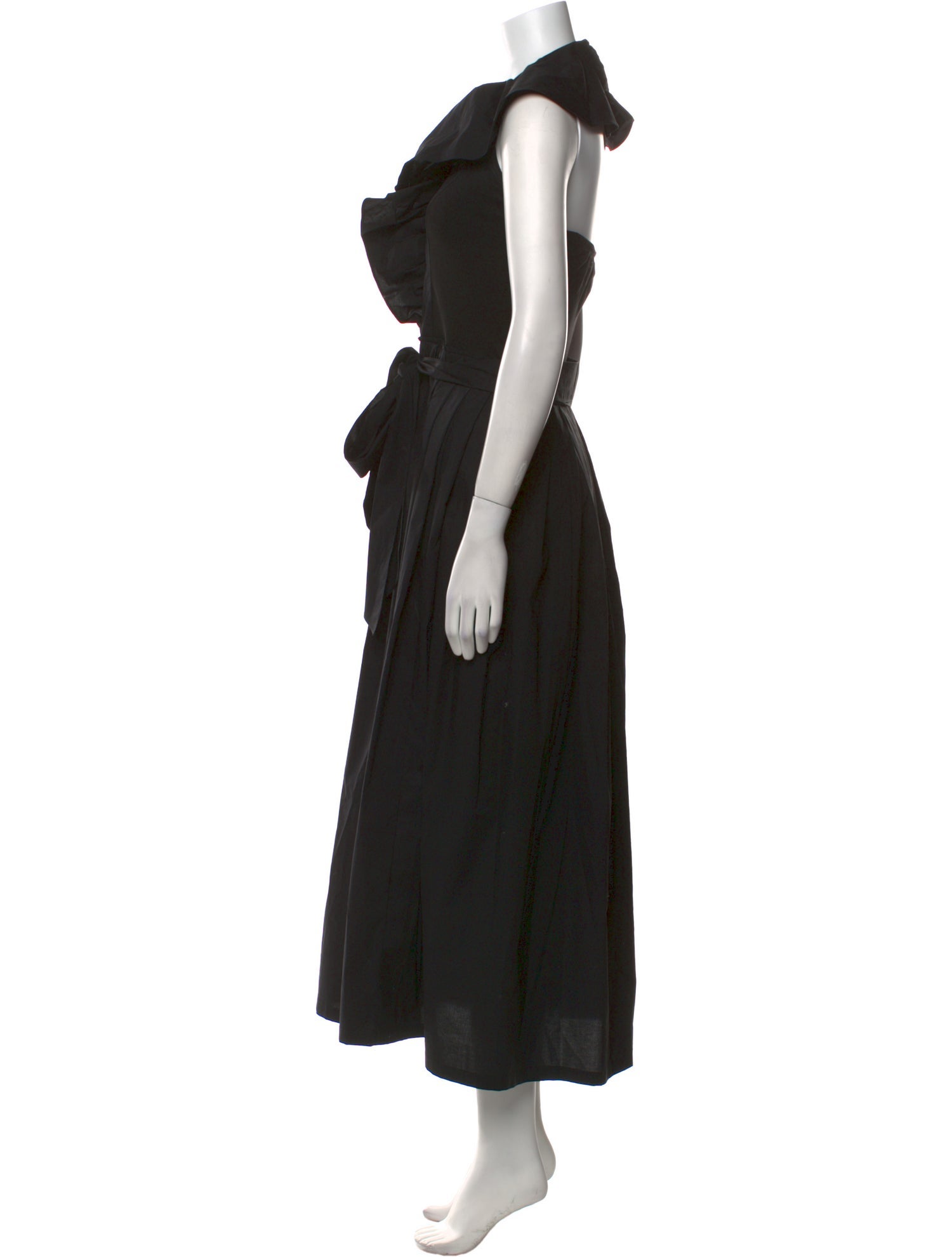 Anne Fontaine V-Neck Long Dress