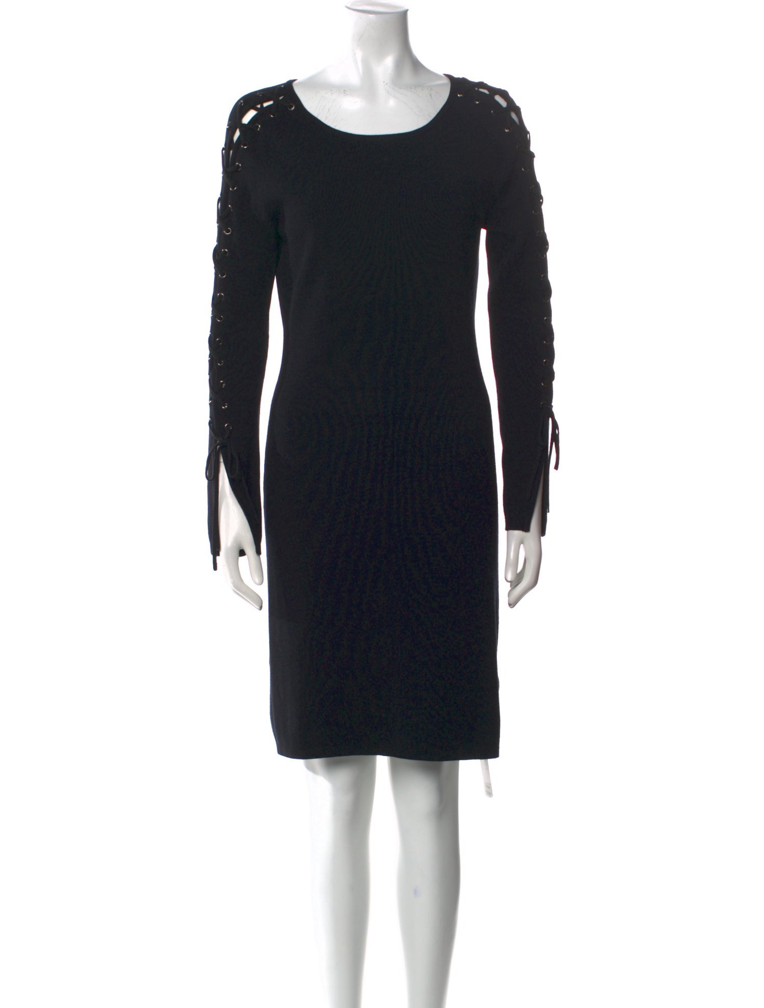 Anne Fontaine Scoop Neck Mini Dress