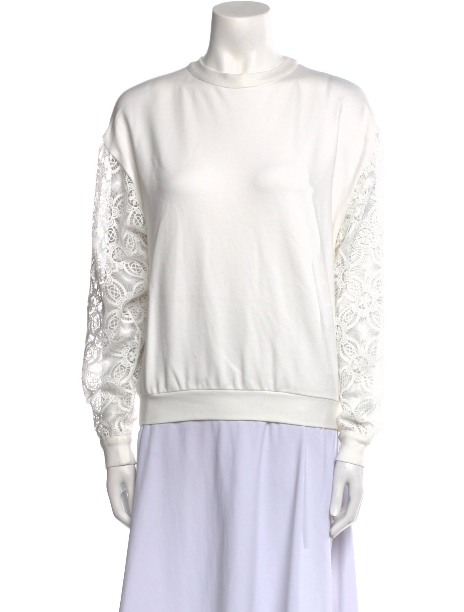Anne Fontaine Crew Neck Long Sleeve Sweatshirt