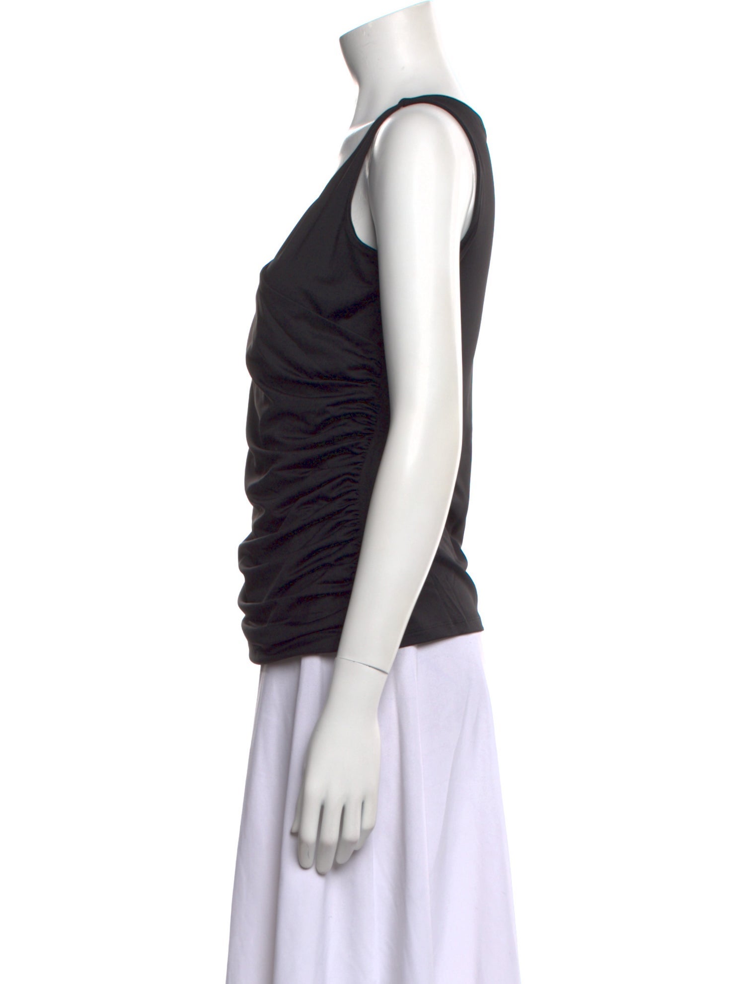 Anne Fontaine V-Neck Sleeveless Top