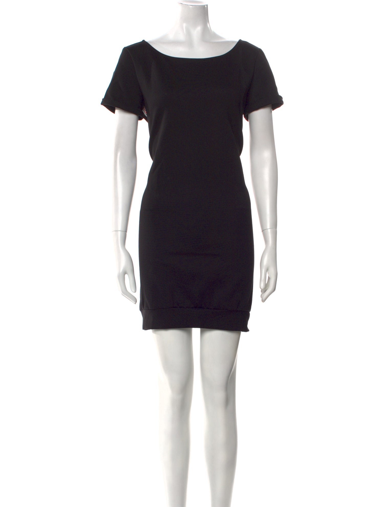 Anne Fontaine Scoop Neck Mini Dress