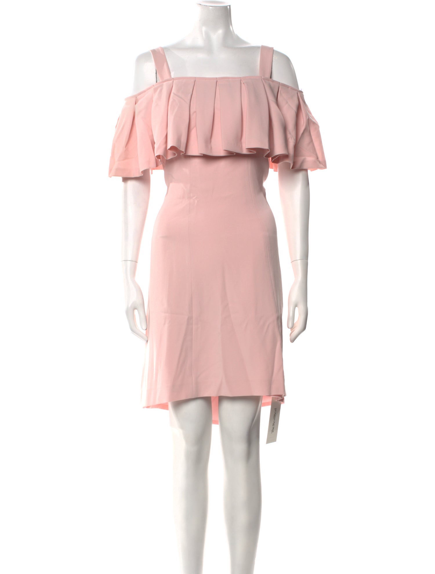 Anne Fontaine Square Neckline Knee-Length Dress