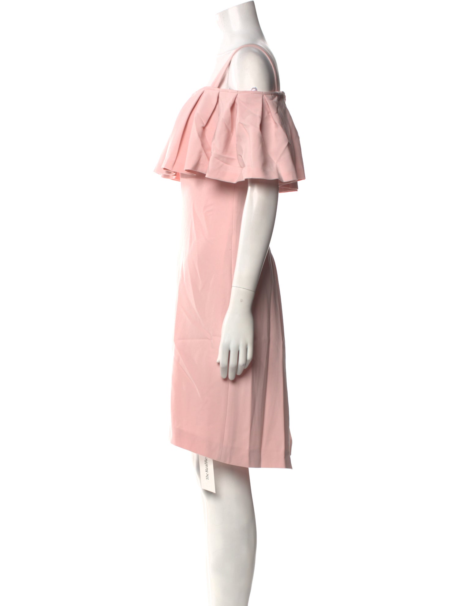 Anne Fontaine Square Neckline Knee-Length Dress