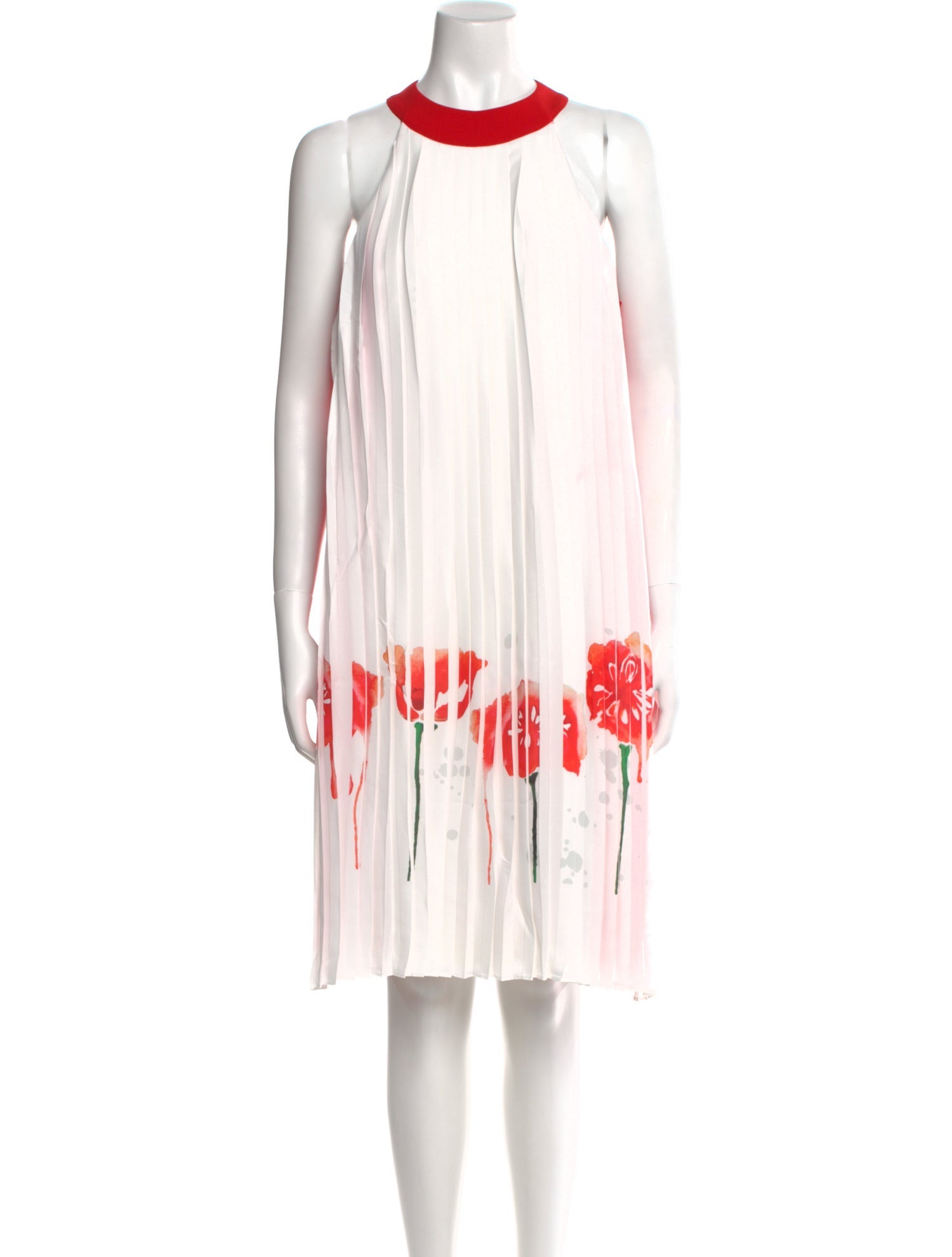 Anne Fontaine Graphic Print Knee-Length Dress w/ Tags