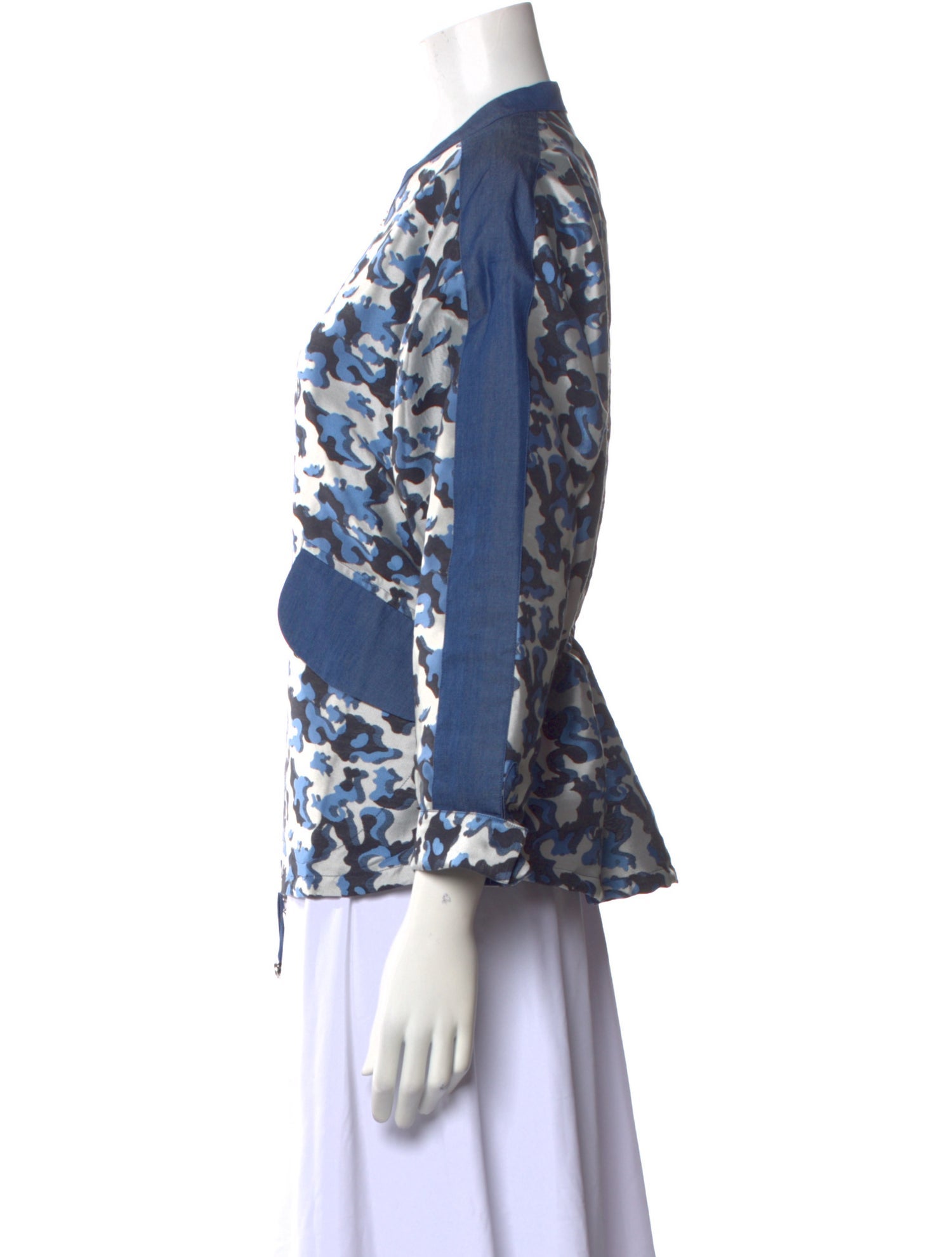 Anne Fontaine Printed Crew Neck Sweater