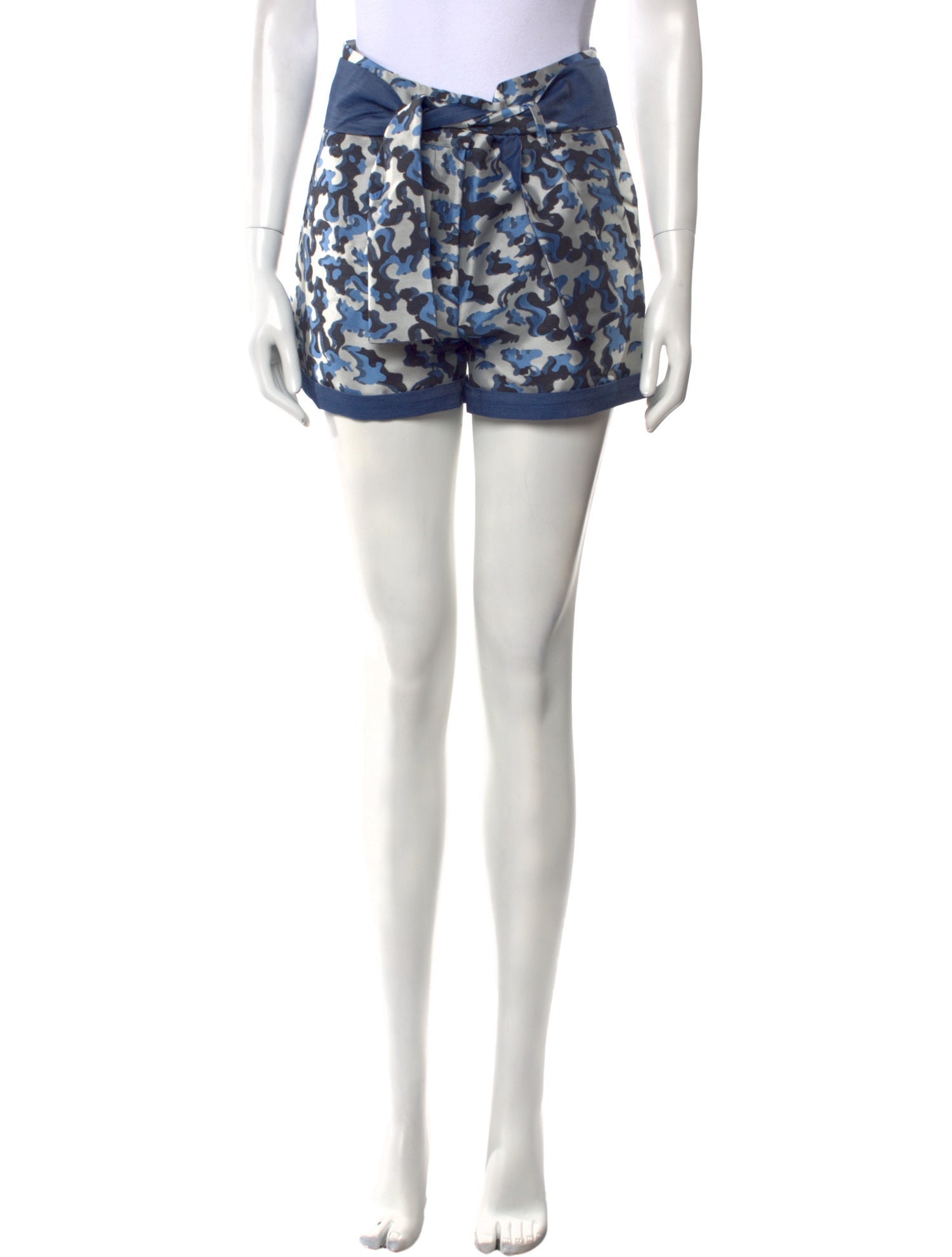 Anne Fontaine Printed Mini Shorts