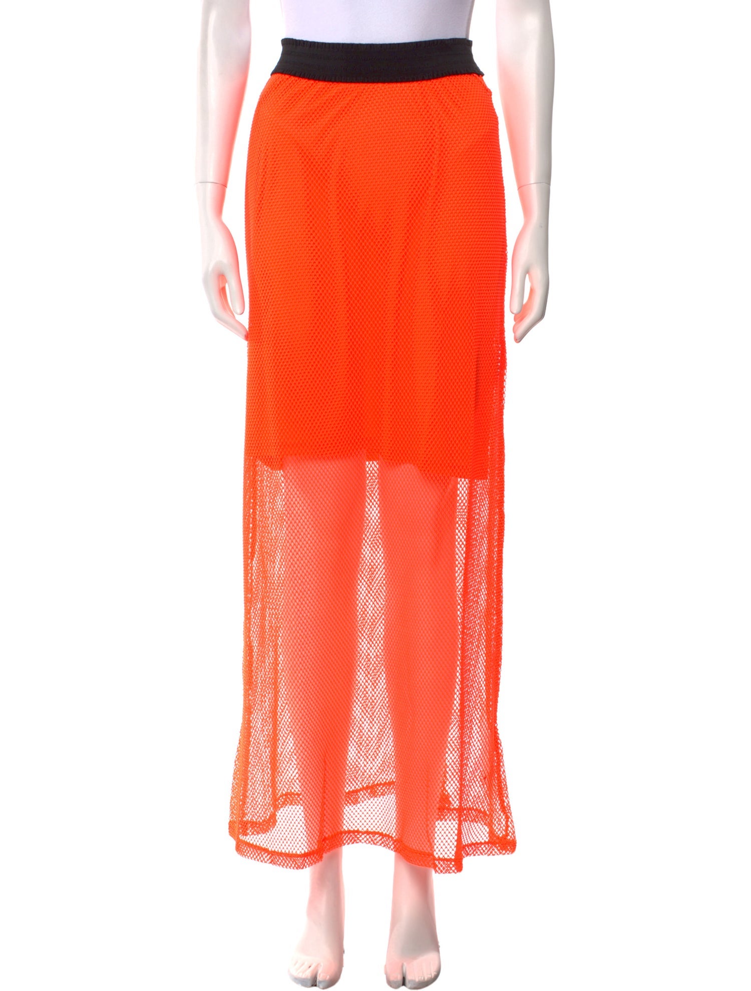 Anne Fontaine Colorblock Pattern Midi Length Skirt