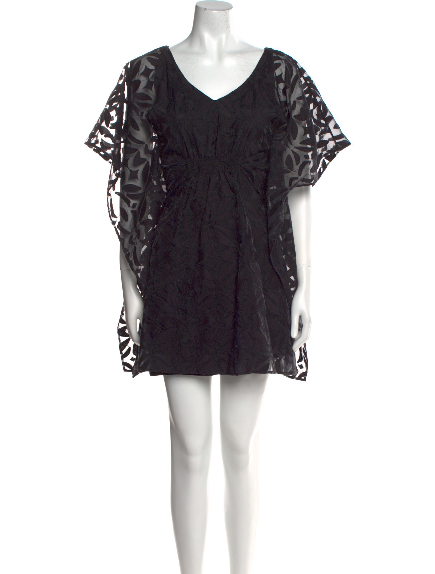 Anne Fontaine Lace Pattern Mini Dress