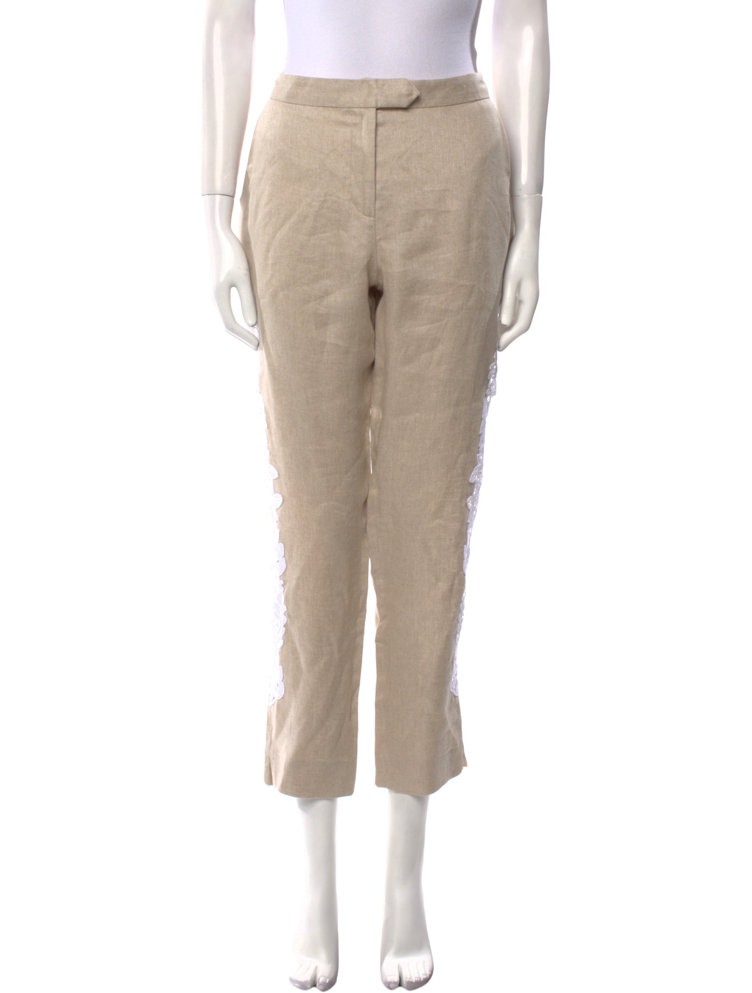Anne Fontaine Linen Straight Leg Pants