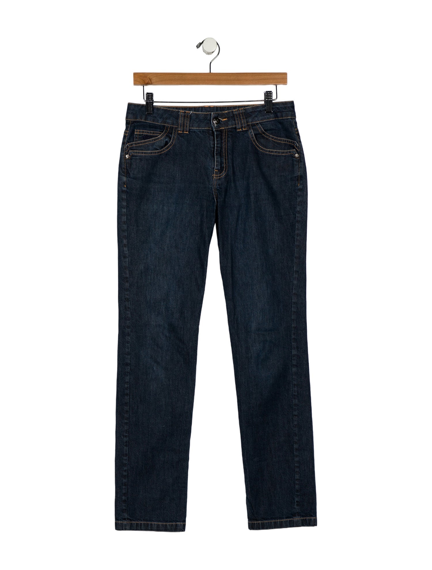 Anne Fontaine Mid-Rise Straight Leg Jeans