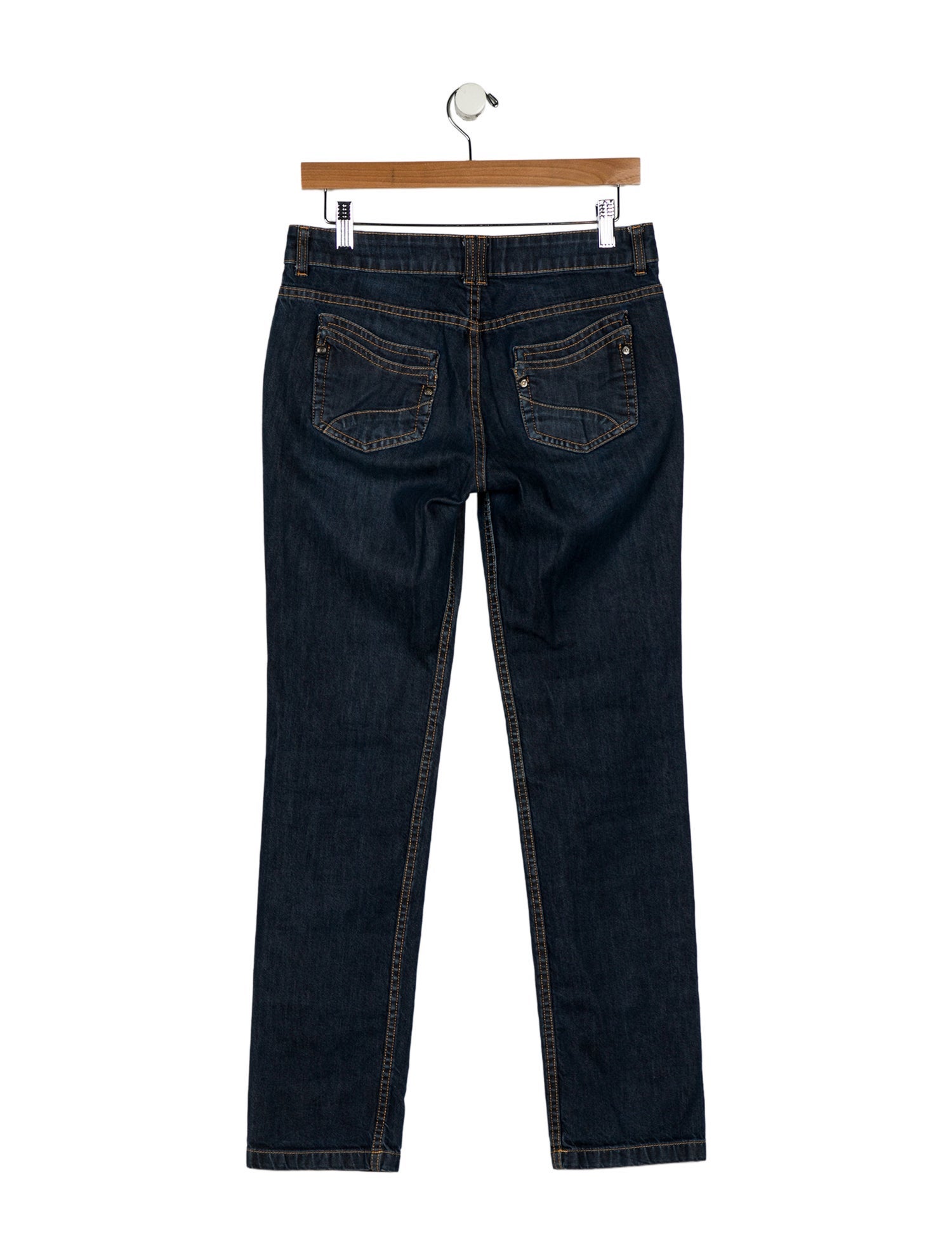 Anne Fontaine Mid-Rise Straight Leg Jeans