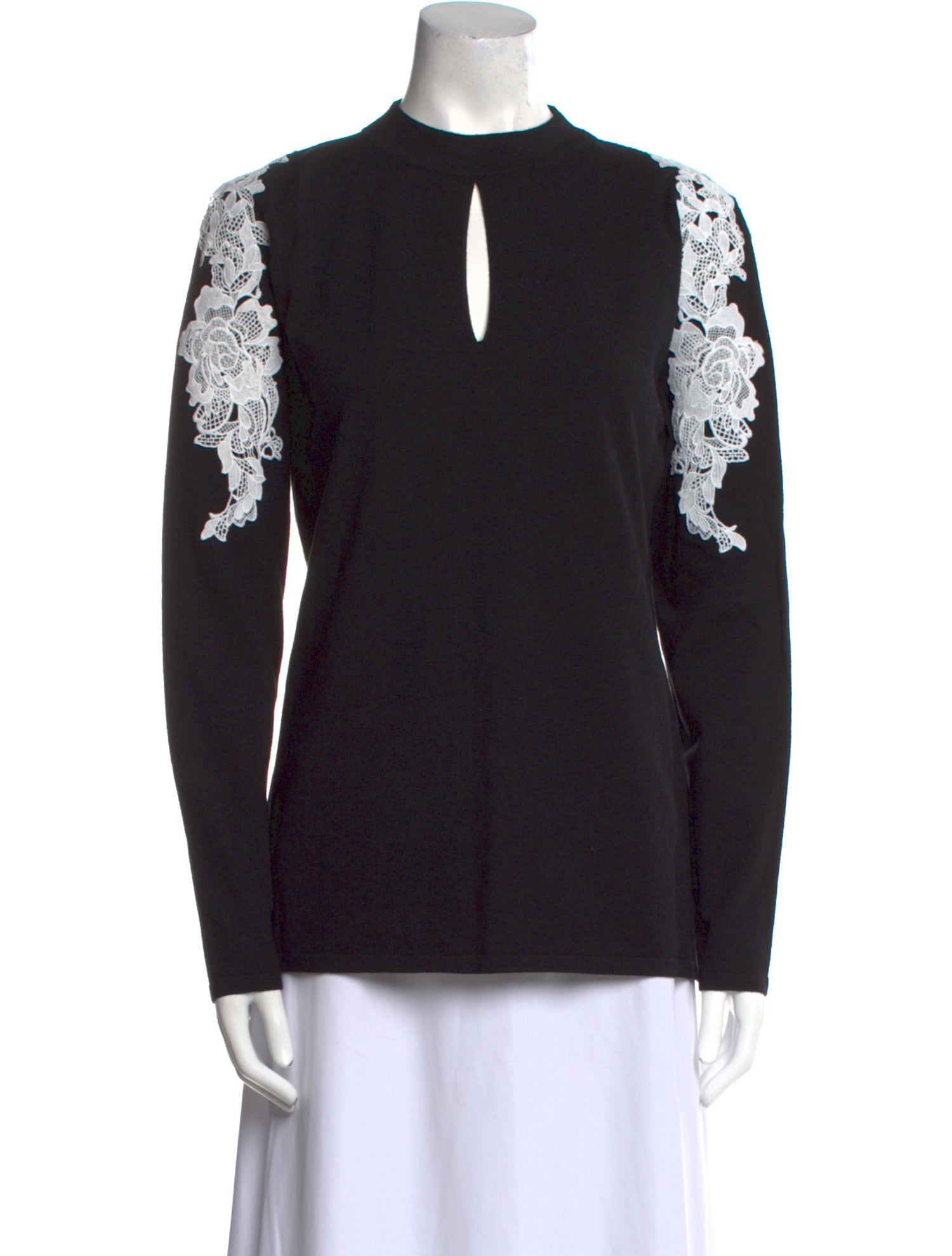 Anne Fontaine Mock Neck Sweater