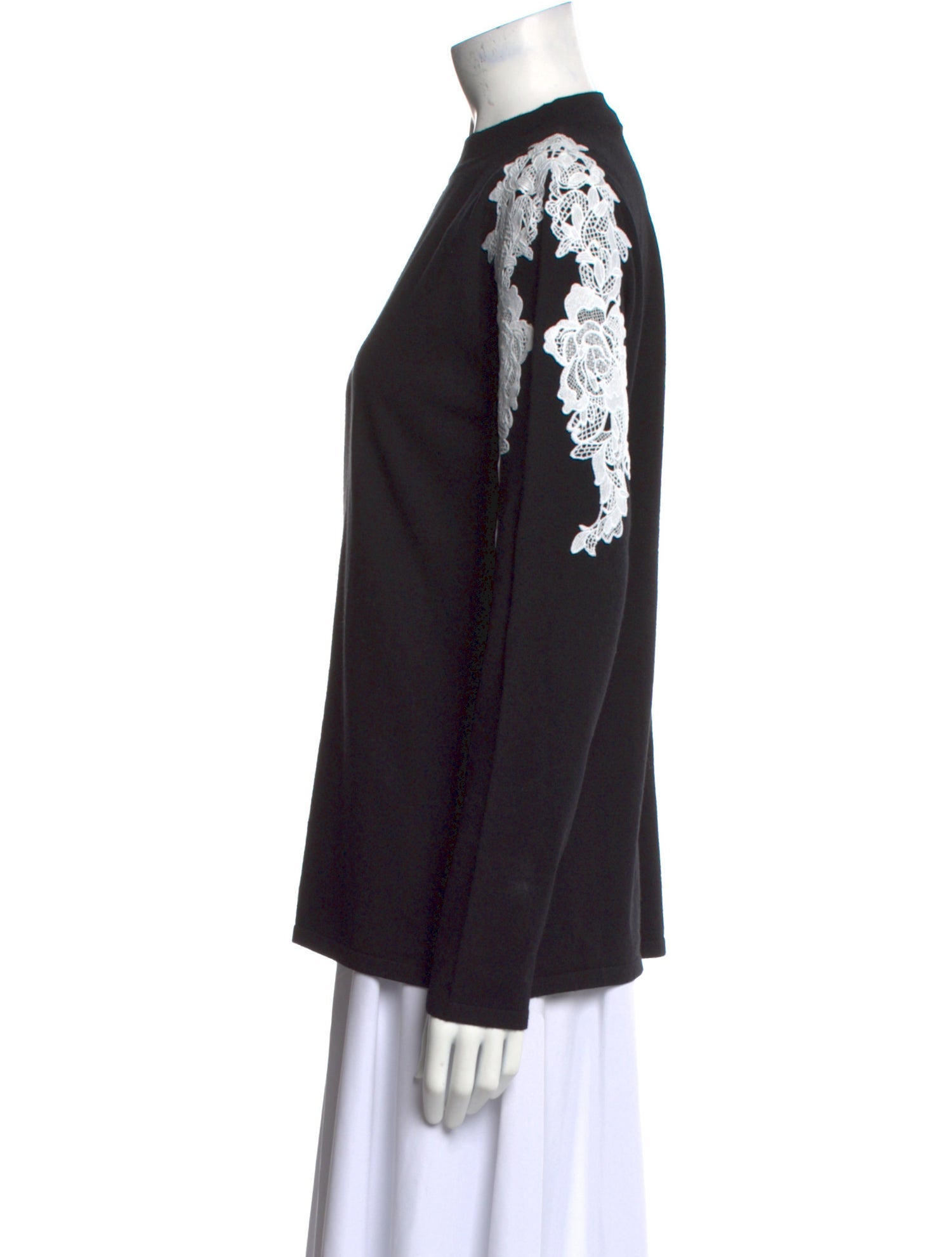 Anne Fontaine Mock Neck Sweater