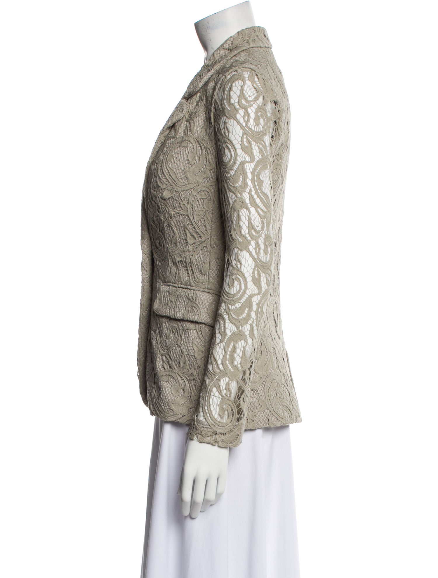 Anne Fontaine Lace Lace Pattern Blazer