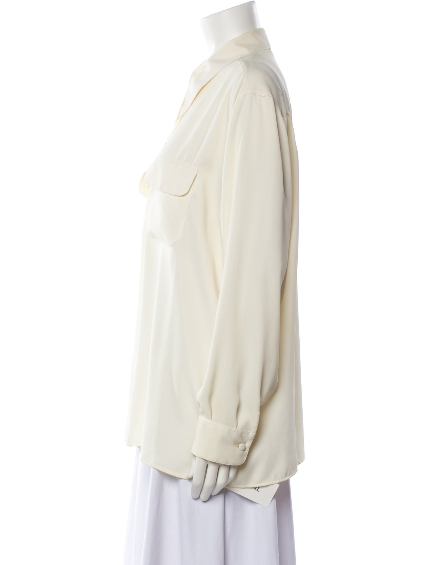 Anne Fontaine Long Sleeve Button-Up Top