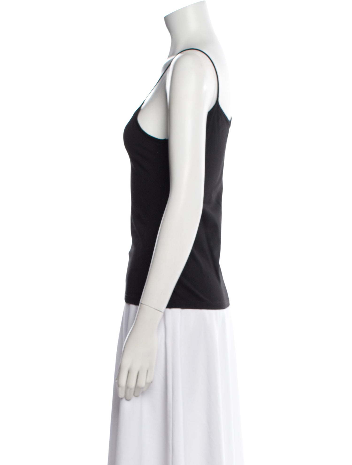 Anne Fontaine Square Neckline Sleeveless Top
