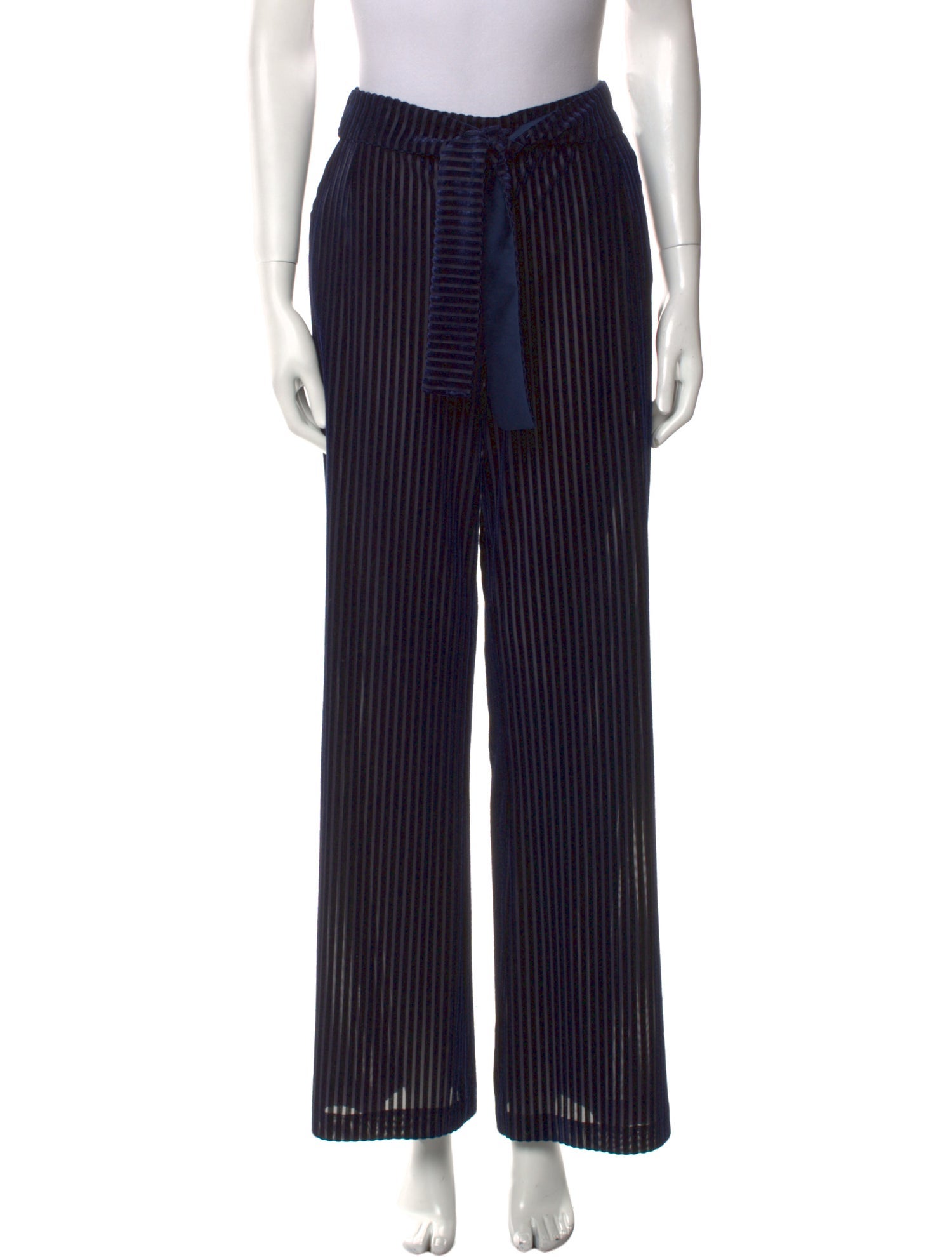 Anne Fontaine Striped Wide Leg Pants