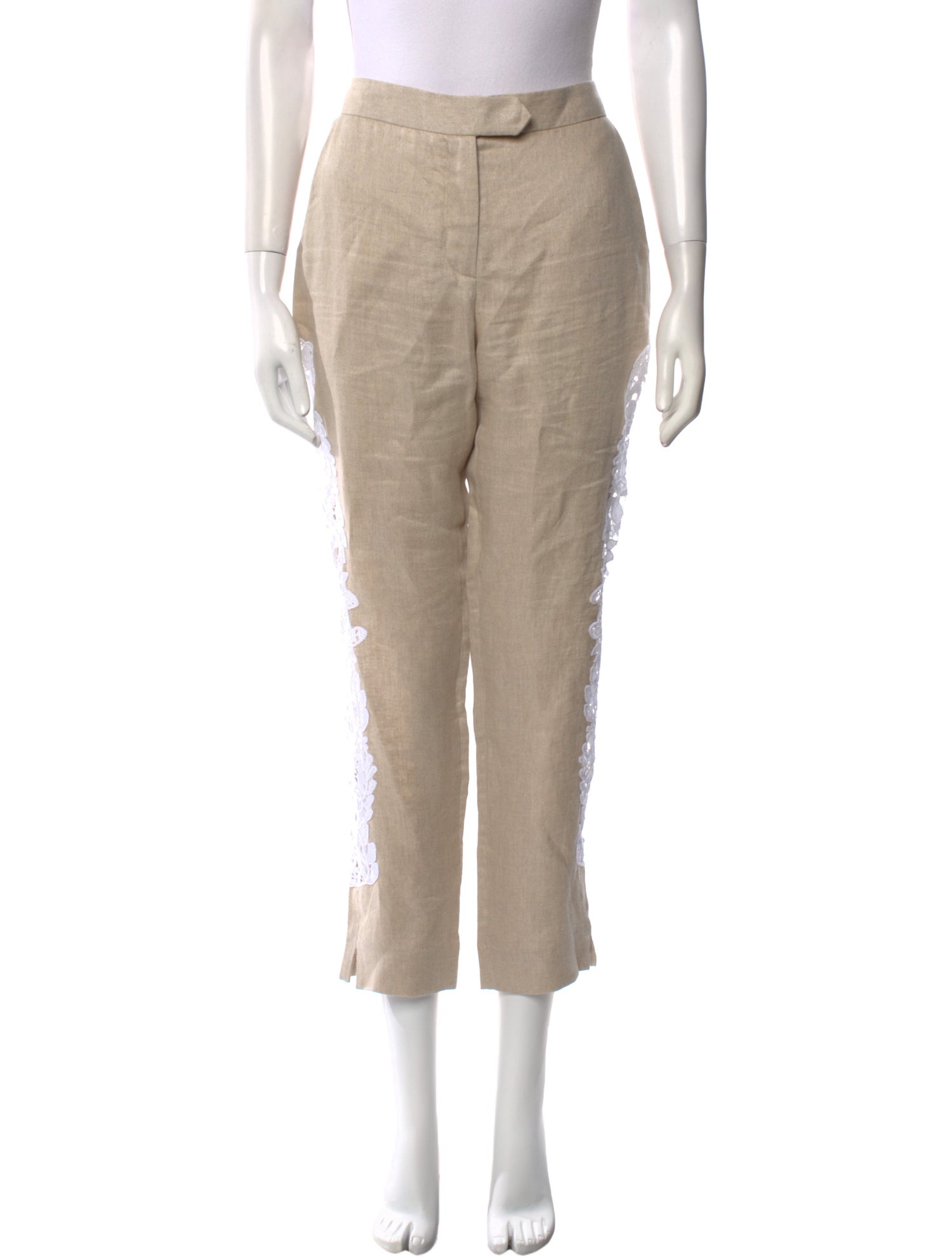 Anne Fontaine Linen Straight Leg Pants