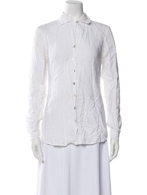 Anne Fontaine Long Sleeve Button-Up Top