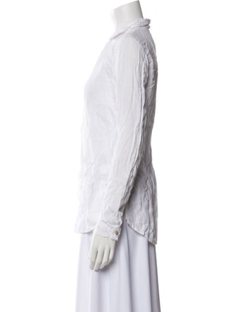 Anne Fontaine Long Sleeve Button-Up Top
