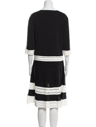 Anne Fontaine Colorblock Pattern Skirt Set