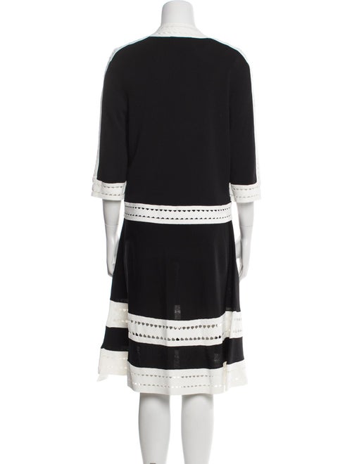 Anne Fontaine Colorblock Pattern Skirt Set