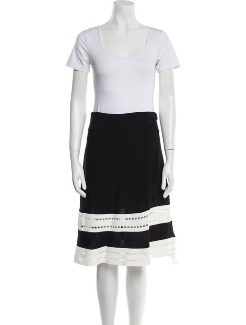 Anne Fontaine Colorblock Pattern Skirt Set