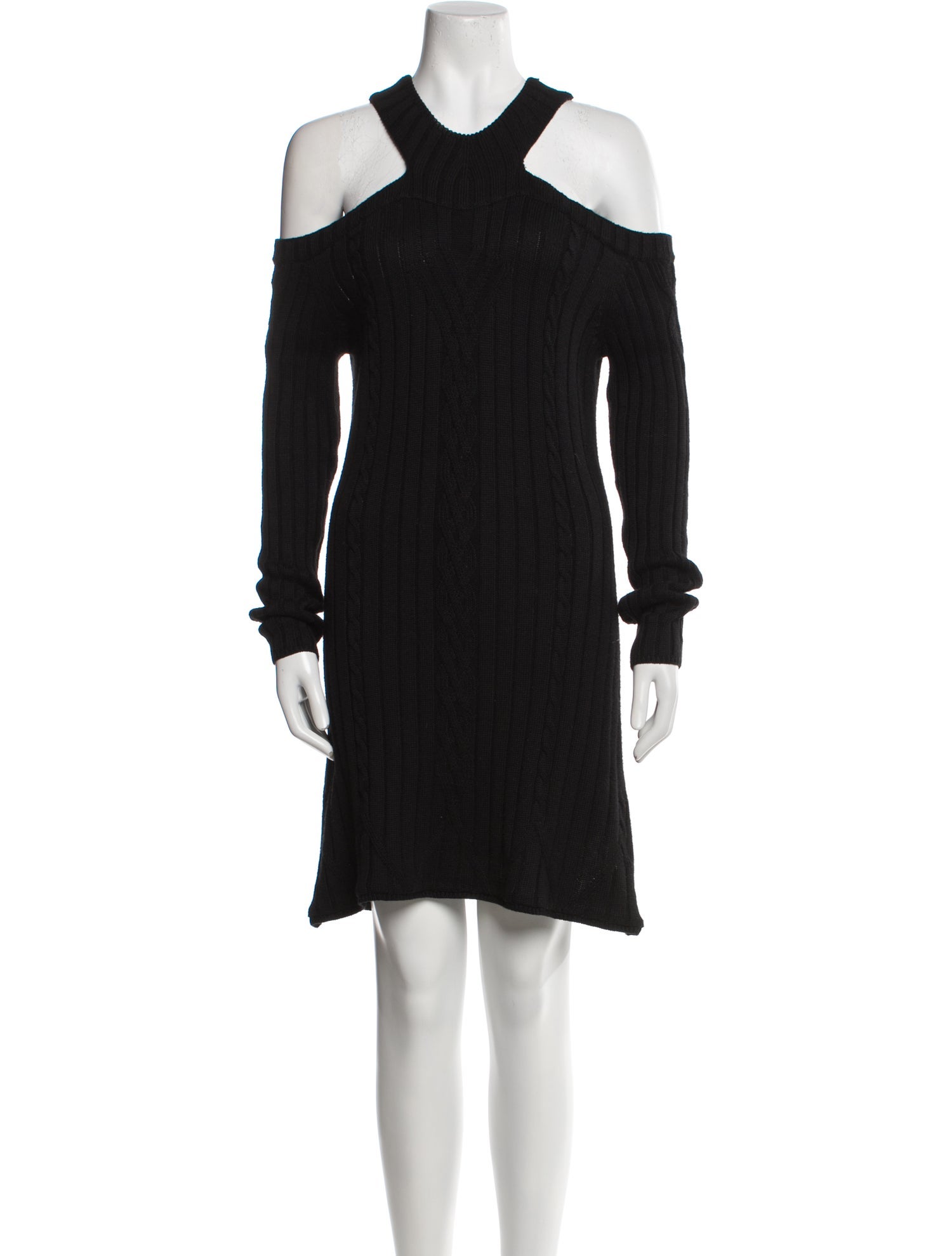 Anne Fontaine Crew Neck Mini Dress