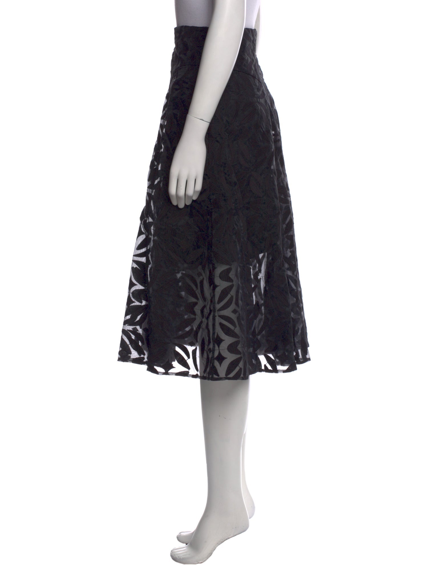 Anne Fontaine Printed Knee-Length Skirt