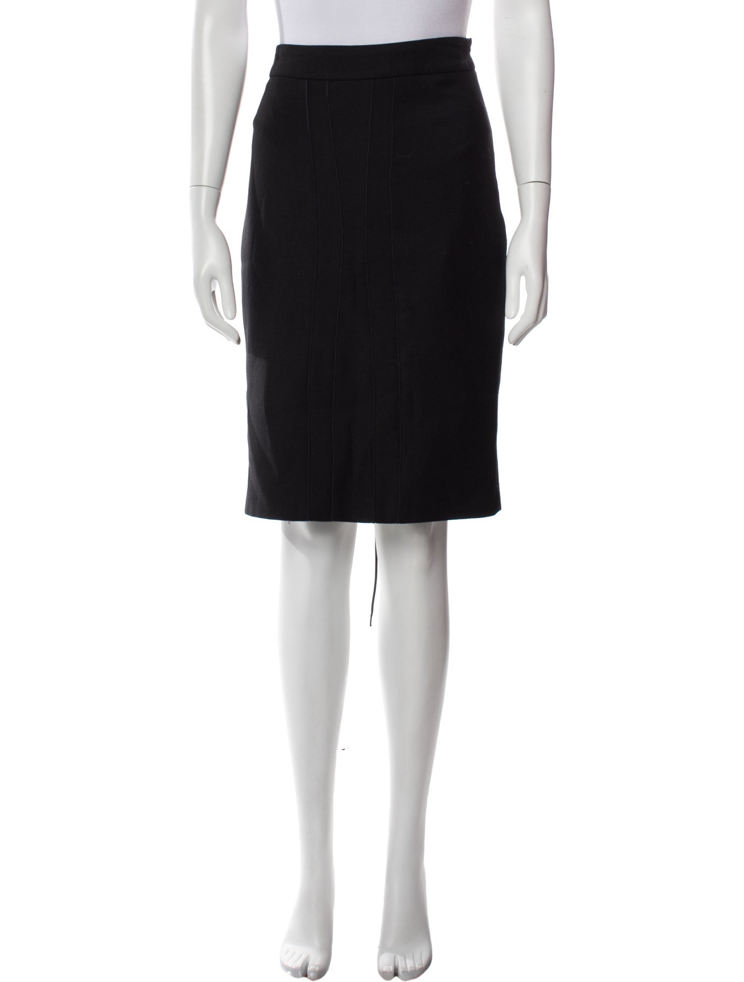Anne Fontaine Wool Knee-Length Skirt