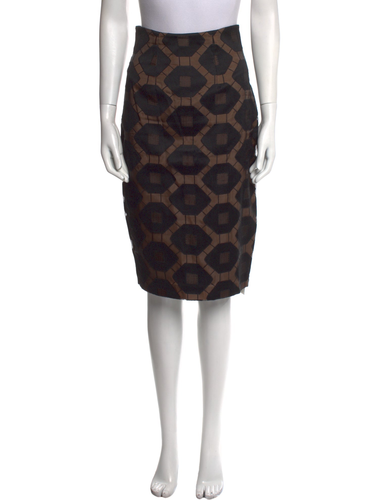 Anne Fontaine Printed Knee-Length Skirt