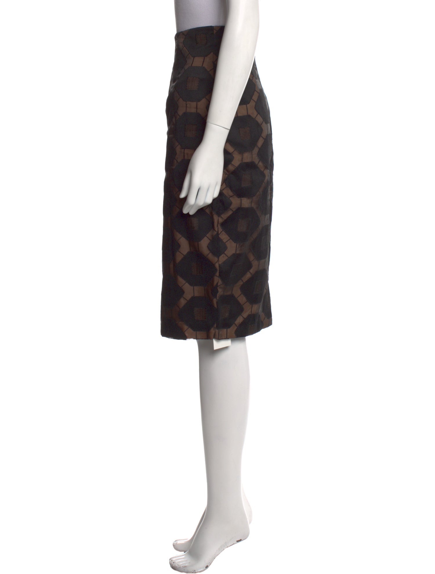 Anne Fontaine Printed Knee-Length Skirt