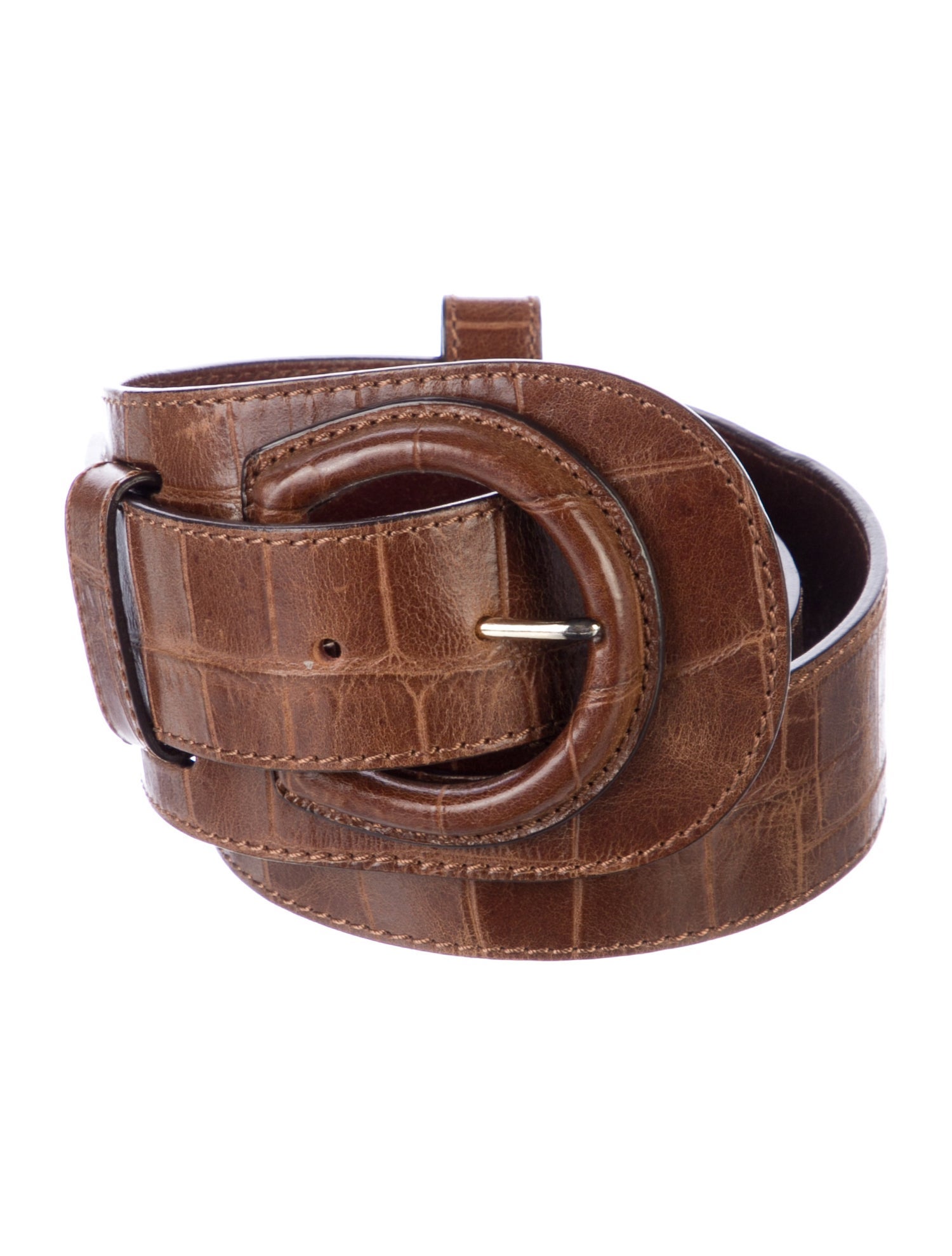 Anne Fontaine Leather Waist Belt